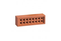 AIR BRICK SQUARE HOLE RED (YA13R) 65 X 220MM