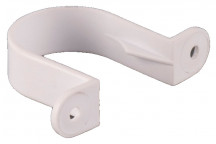 40MM SOLVENT WASTE PIPE CLIPS WHITE W2180WP