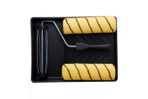 9INX1.75IN TIGER MED PILE ROLLER KIT & 2 REFILL