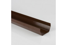 114MM X 4M SQUARE GUTTER BROWN BR052BR