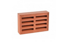 AIR BRICK LOUVRED RED (YA17R) 140 X 220MM