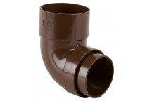 68MM ROUND DOWNPIPE 92.5 BEND BROWN BR208BR