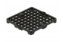 UNDERGROUND DISHED GRATE SQ. 160M PLASTIC B9141