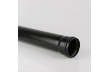 110MM X 4M SOIL PIPE EN1329 S/S BLACK BS415B