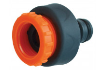 FAITHFULL PLASTIC TAP CONNECTOR 1/2 & 3/4IN