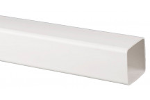 65MM X 4M SQUARE DOWNPIPE WHITE BR503W