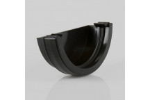 112MM ROUND EXT STOPEND BLACK BR047B