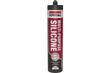 SOUDAL MULTI-PURPOSE SILICONE 270ML BRILLIANT WHITE