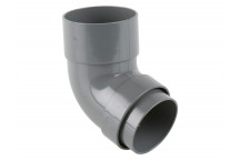68MM ROUND DOWNPIPE 92.5 BEND GREY BR208G