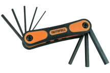 FAITHFULL FOLDING HEX KEY SET (8) METRIC