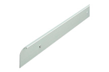 WORKTOP END CAP 30MM SATIN SILVER