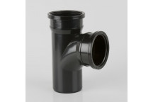 110MM SOIL 92.5 BRANCH WITHOUT BOSSES BLACK BS417B