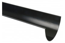 170MM X 4M DEEPSTYLE GUTTER BLACK BR092B