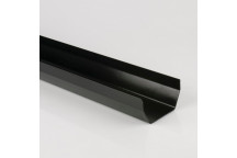 114MM X 2M SQUARE GUTTER BLACK BR051B
