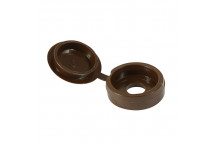 TIMCO SMALL HINGED SCREW CAP - BROWN To fit 3.0 to 4.5 Screw 100 PCS