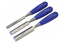 FAITHFULL BLUE B/E CHISEL SET (3) BLISTER CARDED