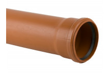 UNDERGROUND KITEMARK 6M PIPE 110MM S/S B4406