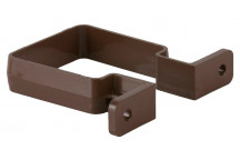 65MM SQUARE DOWNPIPE BRACKET BROWN BR507BR