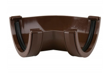 112MM HALF ROUND GUTTER ANGLE 135 BROWN BR049BR