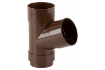 68 X 68MM DOWNPIPE BRANCH 112.5 BROWN BR218BR