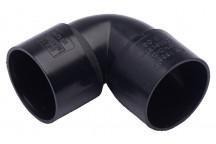 50MM SOLVENT WASTE KNUCKLE BEND 90 BLACK W3120B