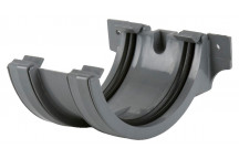 112MM ROUND GUTTER JOINT BRACKET GREY BR044G