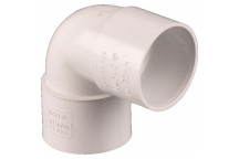 40MM SOLVENT WASTE KNUCKLE BEND 90 WHITE W2120WP