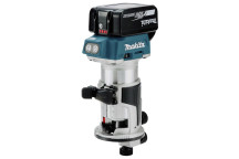 MAKITA DRT50ZX4 BRUSHESS ROUTER/TRIMMER WITH TRIMMER BASE STRAIGHT GUI