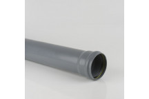 110MM X 3M SOIL PIPE EN1329 S/S GREY BS414G