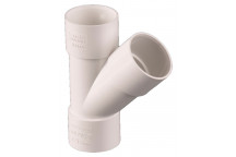 40MM SOLVENT WASTE BRANCH 135 WHITE W2170WP