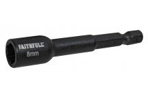 FAITHFULL MAG IMPACT NUT DRIVER 8MM X 1/4IN HEX