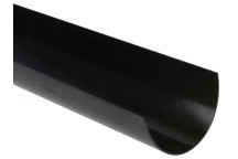 115MM X 4M DEEPSTYLE GUTTER BLACK BR072B