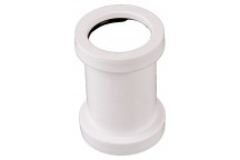40MM P/FIT WASTE STRAIGHT CONNECTOR WHITE W922W
