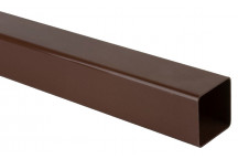 65MM X 2.5M SQUARE DOWNPIPE BROWN BR501BR