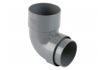 68MM ROUND DOWNPIPE 112.5 BEND GREY BR209G