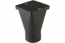 UNDERGROUND HOPPER SQ. 160 X 110MM + GRID B1071