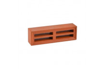 AIR BRICK LOUVRED RED (YA16R) 65 X 220MM