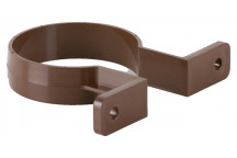 68MM ROUND DOWNPIPE BRACKET BROWN BR207BR