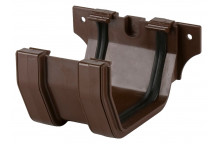 114MM SQUARE GUTTER JOINT BRACKET BROWN BR054BR