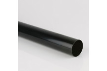 68MM X 2.5M ROUND DOWNPIPE BLACK BR201B