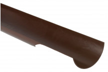 112MM X 4M ROUND GUTTER BROWN BR042BR