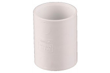 32MM SOLVENT WASTE STRAIGHT CONNECTOR WHITE W1100WP