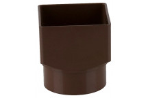 65MM SQUARE TO ROUND ADAPTOR BROWN BR517BR