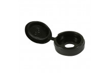 TIMCO LARGE HINGED SCREW CAP - BLACK To fit 5.0 to 6.0 Screw 50 PCS