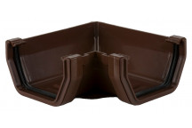 114MM SQUARE GUTTER ANGLE 90 BROWN BR058BR