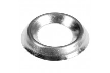 TIMCO SURFACE SCREW CUPS - NICKEL To fit 8 Gauge Screws 55 PCS