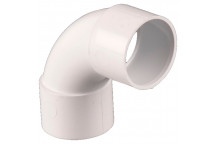 32MM SOLVENT WASTE SWEPT BEND 92.5 WHITE W1140WP