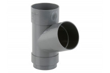 68 X 68MM DOWNPIPE BRANCH 112.5 GREY BR218G