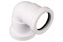 40MM P/FIT WASTE KNUCKLE BEND WHITE W927W
