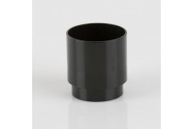 68MM ROUND DOWNPIPE CONNECTOR BLACK BR206B